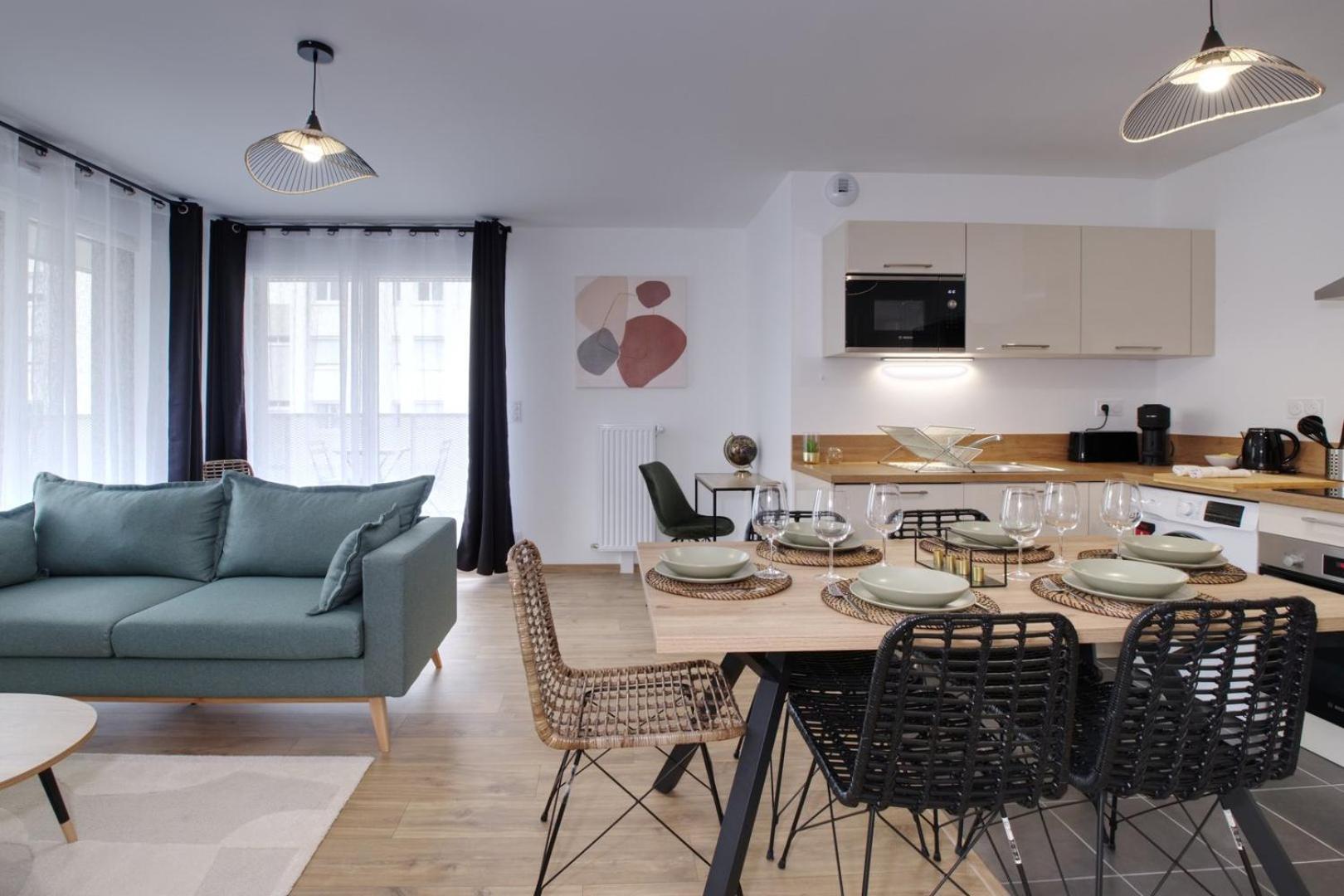 Le Normand- Appartement Neuf, 3 Chambres, Terrasse レンヌ エクステリア 写真